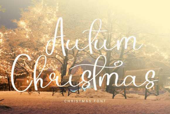 Autum Christmas: A Script Font for Modern Web Design
