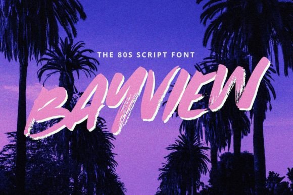 Bayview: The Hand-Drawn Brush Font for Authentic Brand Identity