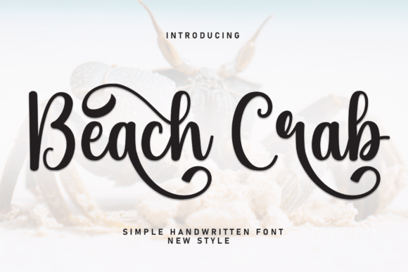 Beach Crab: The Perfect Handwritten Display Font for Modern Web Design