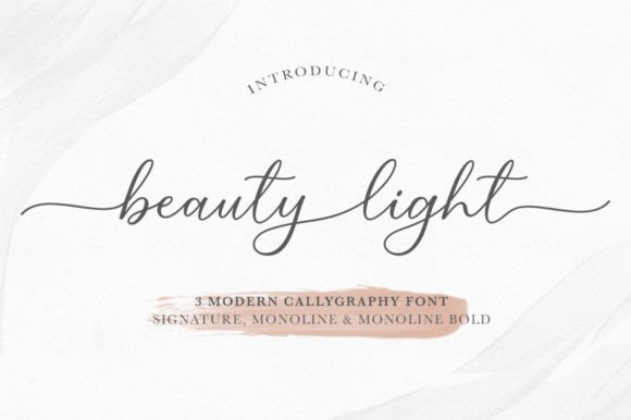 Beauty Light: The Script Font That Elevates Your Digital Brand