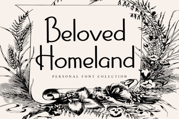 Beloved Homeland: The Perfect Script Font for Handmade Crafts