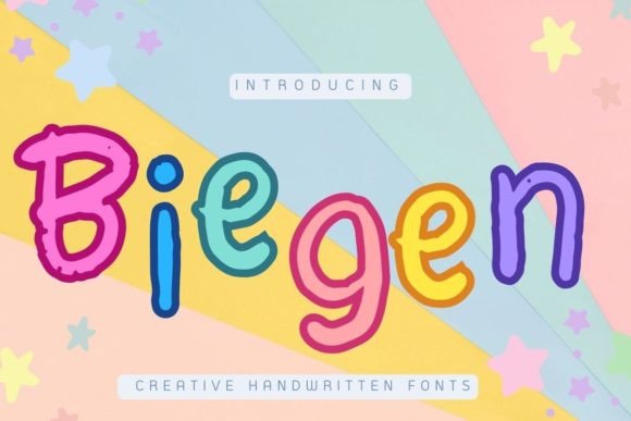 Biegen: The Perfect Handwritten Display Font for Crafters and Sellers
