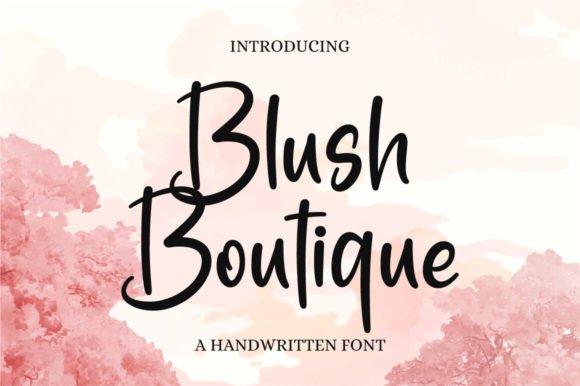 Blush Boutique: The Perfect Handwritten Typeface for Your Craft Business