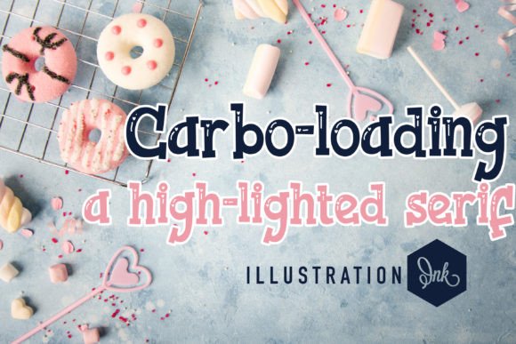 Carbo-loading: The Perfect Handmade Typeface for Creative Products