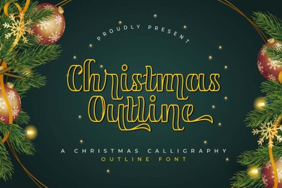 Christmas Outline: The Seasonal Typeface for Scroll-Stopping Campaigns
