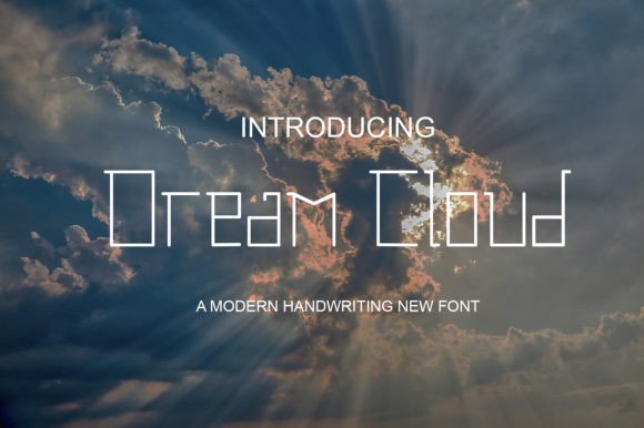 Dream Cloud: The Elegant Handwritten Typeface for Authentic Branding