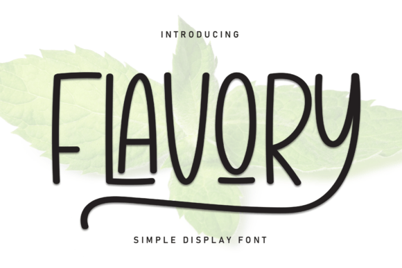 Flavory: The Handwritten Typeface That Elevates Your Craft Brand