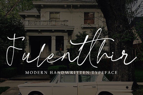 Fulentthir: The Handwritten Typeface That Transforms Small Business Branding