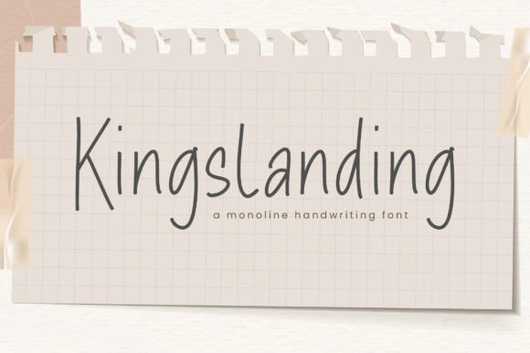 Kingslanding: The Handwritten Font That Elevates Small Business Branding