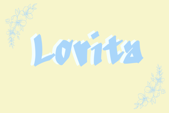Lorita: A Handwritten Typeface for Quirky Editorial Design