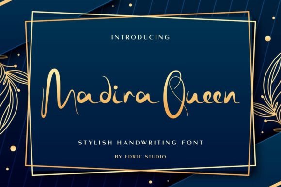 Madira Queen: A Premium Script Typeface for Editorial Design
