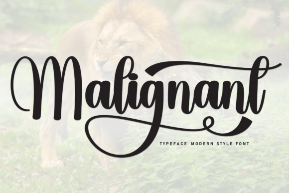 Malignant: The Elegant Script Font for Modern Web Design