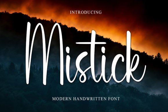 Mistick Font Review: A Handwritten Typeface for Modern Branding