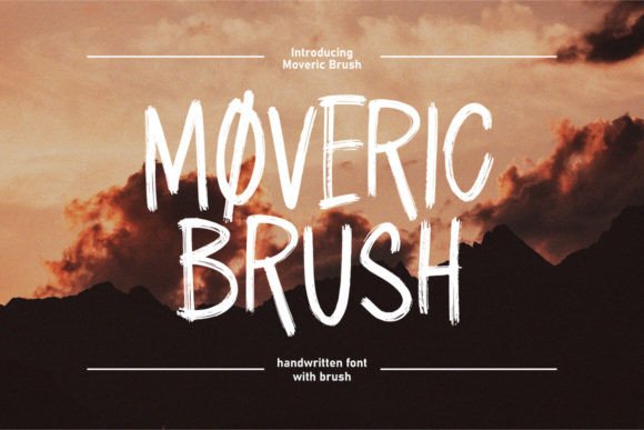 Moveric Brush: The Handwritten Typeface for Modern Crafters