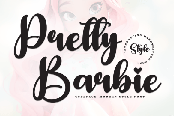 Pretty Barbie: A Sweet Handwritten Typeface for Digital Brands