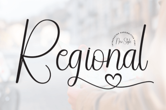 Regional: A Sweet Handwritten Typeface for Modern Web Design