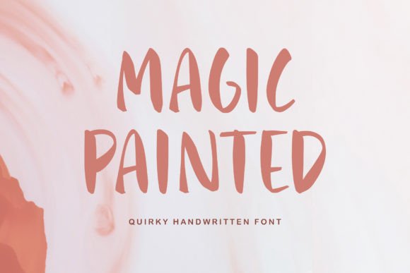 Upgrade Your Brand with Magic Painted Handwritten Typeface