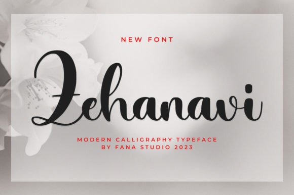 Zehanavi: The Elegant Script Font for Handmade Labels and Art