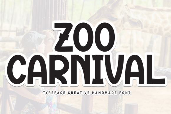 Zoo Carnival: A Sweet Handwritten Typeface for Playful Brand Identity